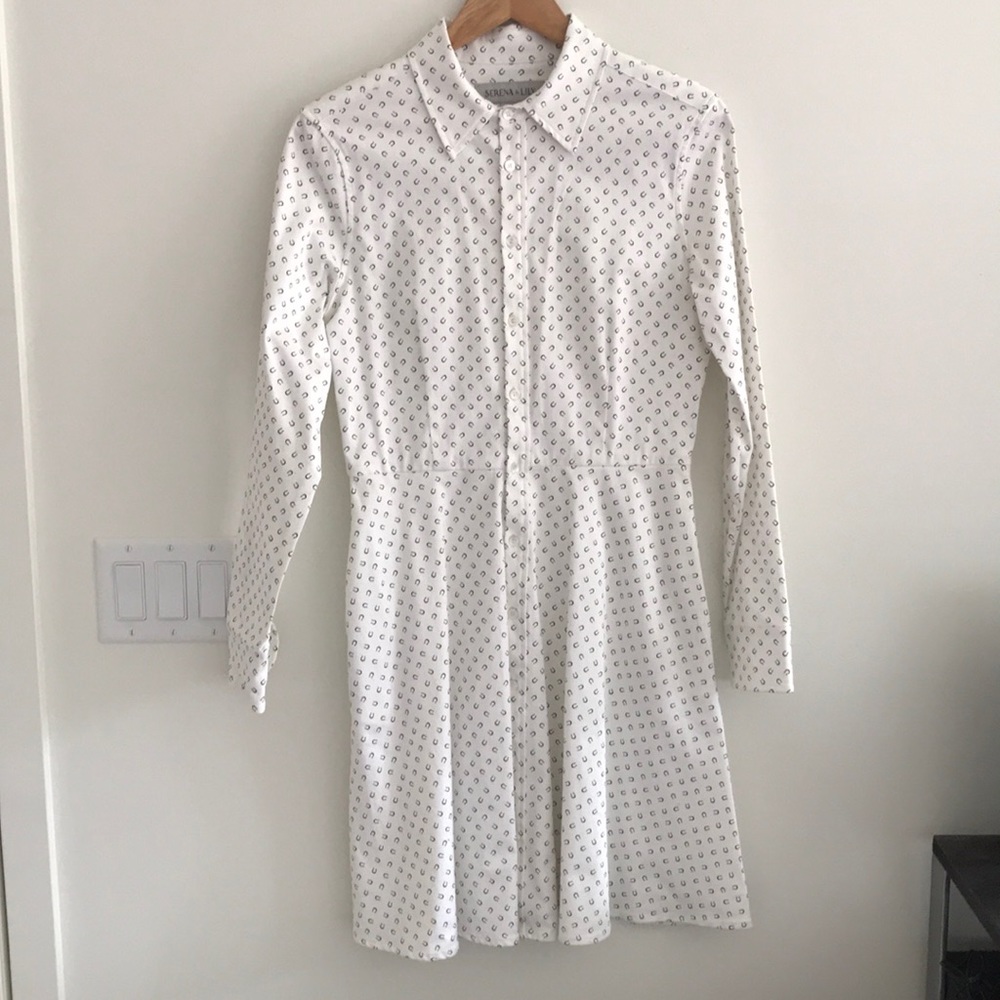 Horseshoe print dress